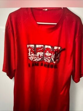 Rebel Graphic Red Men's T-Shirt